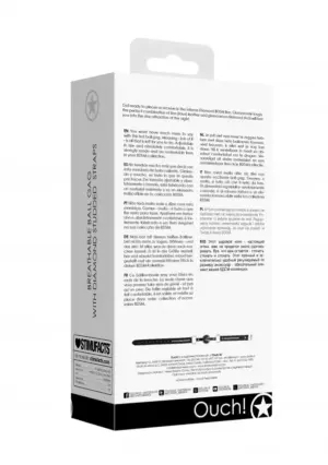 Ouch Diamond - Szájpecek strasszos szíjjal - Image 5