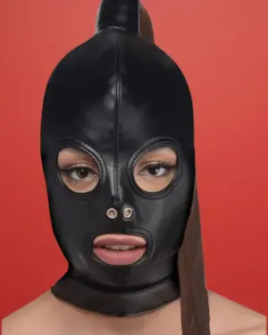 Ponytail Bondage Hood - Fejmaszk pónifarokkal