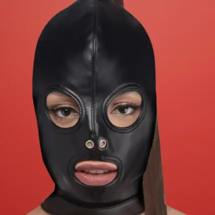 Ponytail Bondage Hood - Fejmaszk pónifarokkal