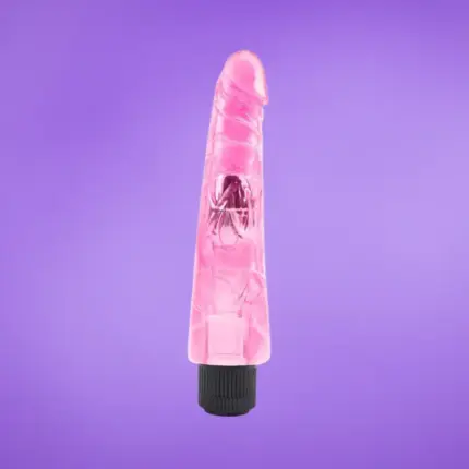 Chisa Hi-Rubber 8,8" - Zselés pink vibrátor (23cm)