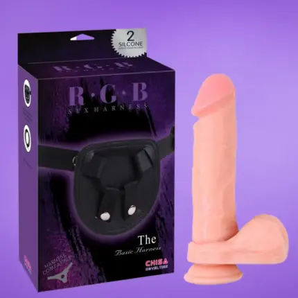 Chisa RGB Kyle Korver - Felcsatolható dildó (22cm)