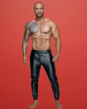 Noir Handmade H063 - Fényes nadrág