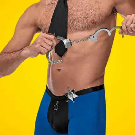 Male Power Officer - Rendőr jelmez S/M