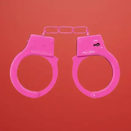 Ouch Beginner's - Fém bilincs (pink)