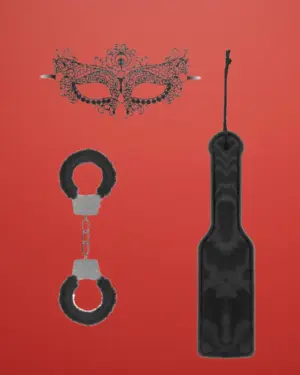 Ouch Introductory Bondage Kit #3 - Bondage szett (fekete)