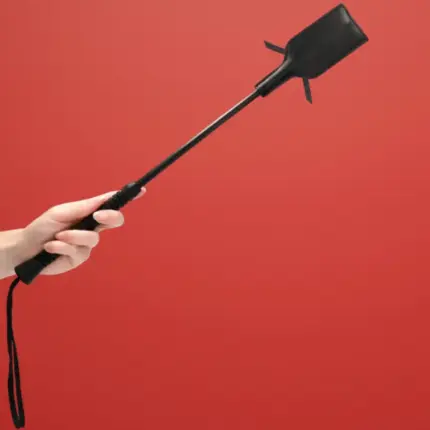 Ouch - Lovagló pálca (fekete) - 47cm