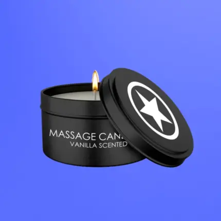 Ouch Vanilla - Masszázs gyertya (fekete) - 100g