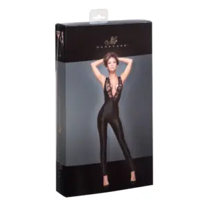 Noir Handmade F167 - Fényes, neccbetétes overall - Image 3