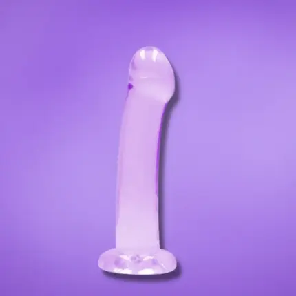 Realrock 6,7" - Zselés dildó (lila) - 17cm