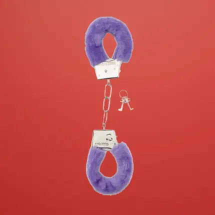 Shots Toys - Plüss bilincs (lila)