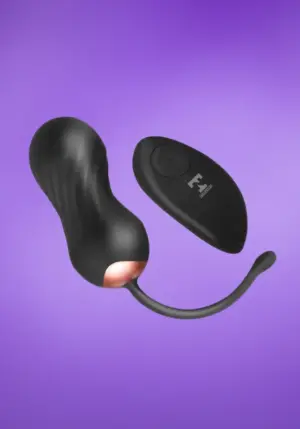 Tardenoche Zigzag - Akkus vibrációs tojás (fekete)