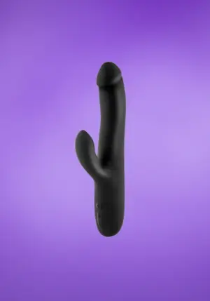 Tardenoche Angus - Csiklóizgatós vibrátor tolómozgással (fekete)