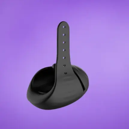 Toro Clipex - Állítható férfi maszturbátor (fekete)