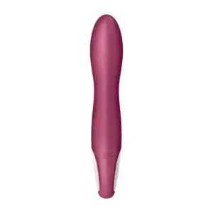 Satisfyer Big Heat - Akkus, melegítő G-pont vibrátor (piros) - Image 6
