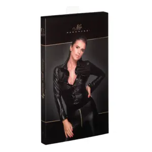 Noir Handmade F227 - Fényes kabát gombokkal - Image 3