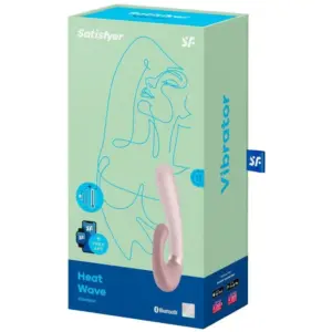 Satisfyer Heat Wave - Okos, melegítő, karos vibrátor (bézs) - Image 4