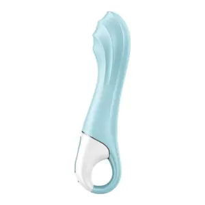 Satisfyer Air Pump Vibrator 5 - Okos, akkus pumpálható vibrátor (kék) - Image 5