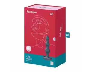 Satisfyer Lolli-Plug 1 - Akkus, vízálló anál vibrátor (szürke) - Image 5