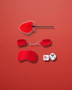 Ouch Introductory Bondage Kit #2 - Bondage szett (piros) - Image 4