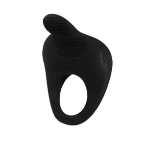 Pretty Love Thimble - Vibrációs péniszgyűrű (fekete) - Image 2