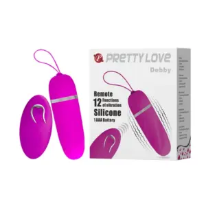 Pretty Love Debby - Vibrációs tojás (lila) - Image 2