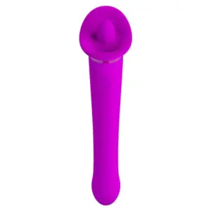 Pretty Love Faust - 2 in 1 G-pontos és orális stimulátor (lila) - Image 4