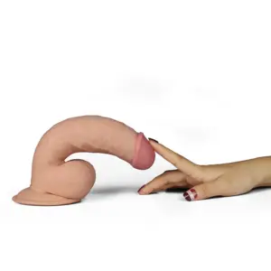 Lovetoy The Ultra Soft Dude - Vibrációs dildó (20cm) - Image 4