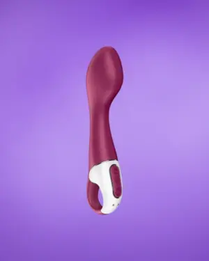Satisfyer Hot Spot - Akkus, melegítő G-pont vibrátor (piros)
