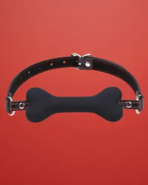 Fetish Addict - Csontos szájpecek (fekete)