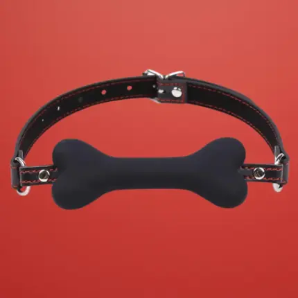 Fetish Addict - Csontos szájpecek (fekete)