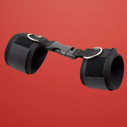 Fetish Addict - Tépőzáras bokabilincs (Fekete)