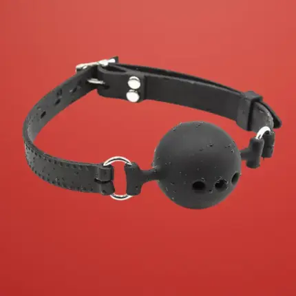 Fetish Addict - Fekete szájpecek L