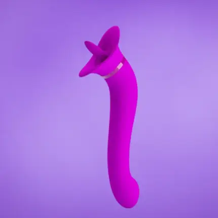 Pretty Love Faust - 2 in 1 G-pontos és orális stimulátor (lila)