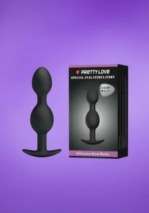 PrettyLove - Golyós anádugó (fekete)