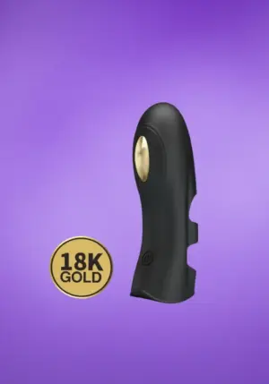 Pretty Love Pegasus - Elektro ujjvibrátor (fekete-arany)