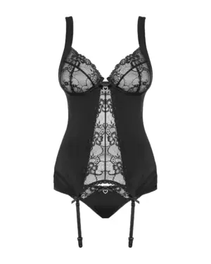 Obsessibe Heartina - Fekete fűző L/XL - Image 5