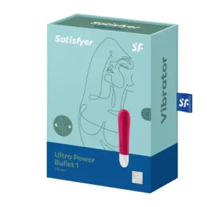 Satisfyer Ultra Power Bullet 1 - Akkus, vízálló vibrátor (piros) - Image 5