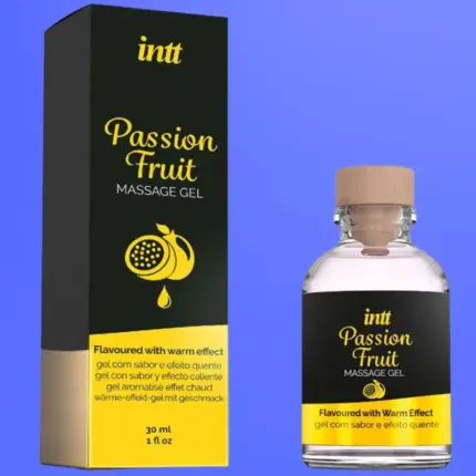 INTT - Melegítő hatású masszázs gél (passion fruit)
