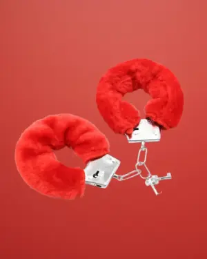 Intoyou BDSM Line - Plüss bilincs (piros)