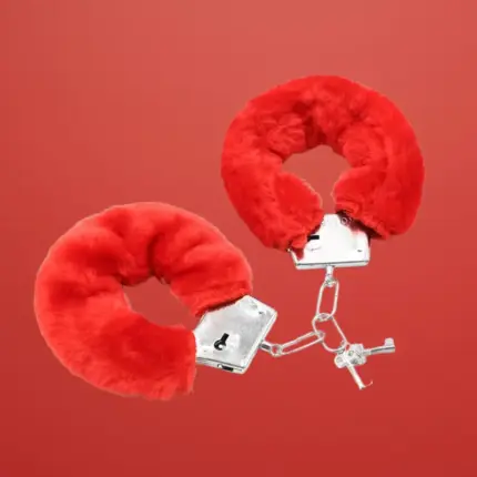 Intoyou BDSM Line - Plüss bilincs (piros)