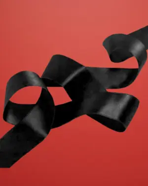 Intoyou - Szatén bondage szalag (fekete)