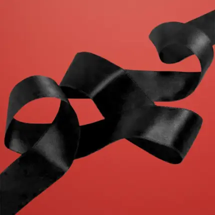 Intoyou - Szatén bondage szalag (fekete)