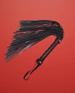 Lovetoy - Korbács (fekete-piros)