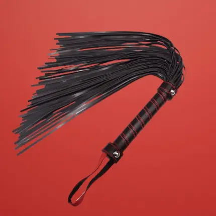 Lovetoy - Korbács (fekete-piros)