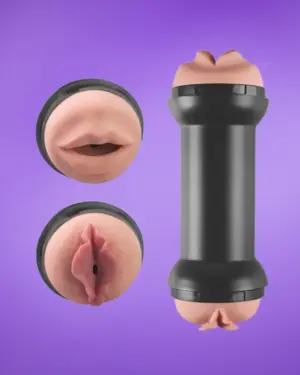 Lovetoy - Training Master - Dupla maszturbátor (száj,vagina)