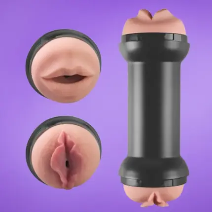 Lovetoy - Training Master - Dupla maszturbátor (száj,vagina)