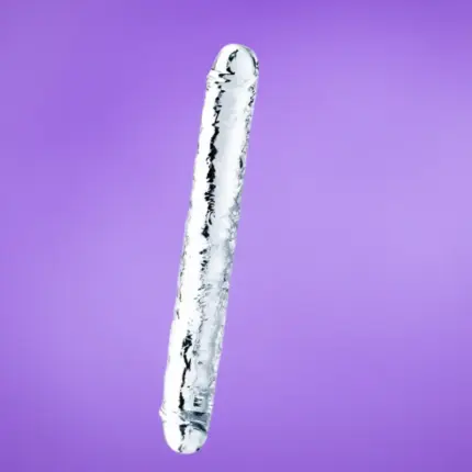 Lovetoy Flawless - Kétvégű zselés dildó (30cm)