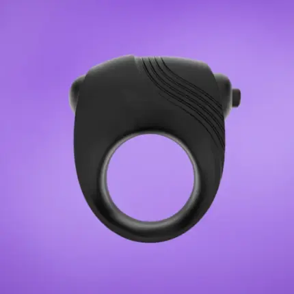 Latetobed Romeri - Vibrációs péniszgyűrű (fekete)