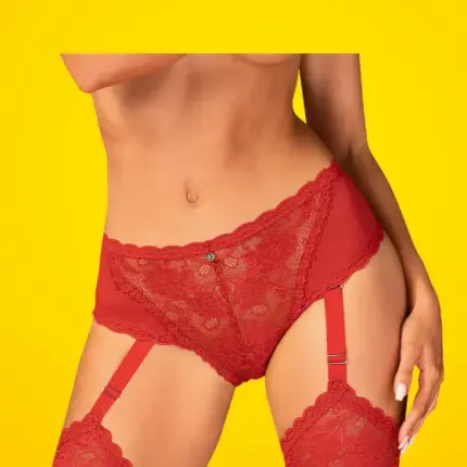 Obsessive Belovya - Piros bugyi comb pánttal