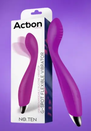 Action Intoyou No.Ten - Akkus g-pont vibrátor (lila)